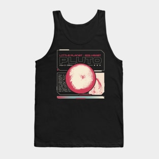 Pluto Little Planet Big Heart Tank Top